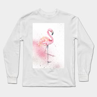 Pretty Flamingo Long Sleeve T-Shirt